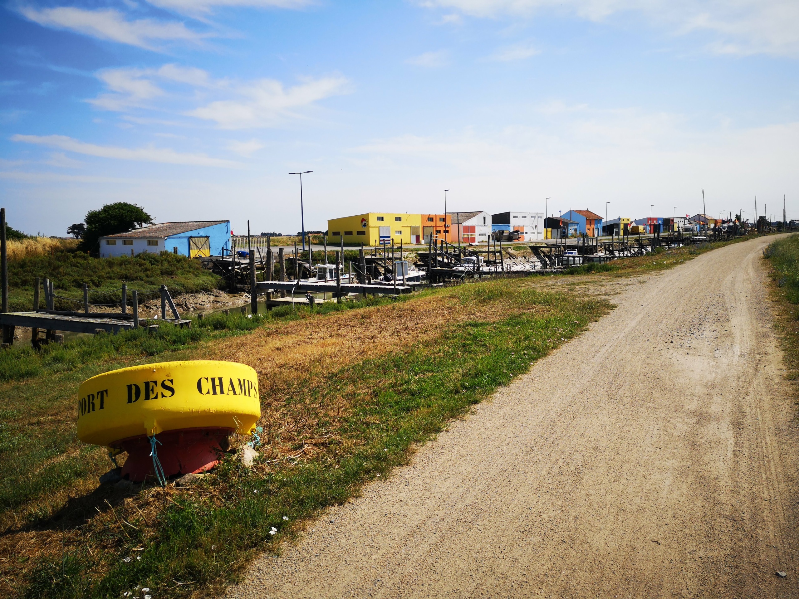 port des champs à bouin en vendée