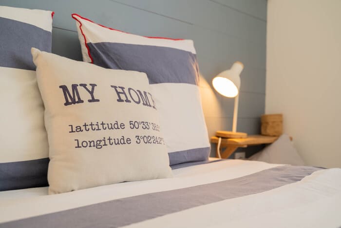 chambre décoration bord de mer maison de vacances proche noirmoutier