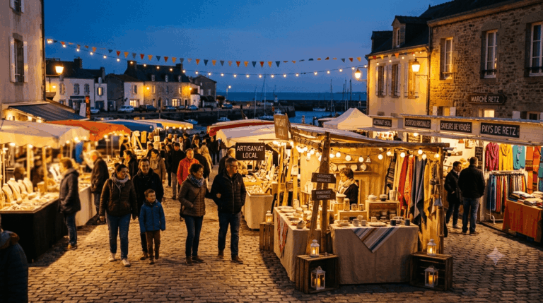 marché nocturnes entre pornic et noirmoutier